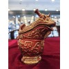 乾隆仿漆釉仿青铜卣